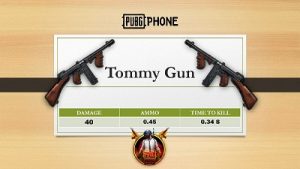 tommy gun پابجی